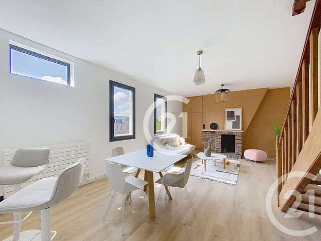 Appartement Duplex f3 &agrave; louer - 3 pi&egrave;ces - 62,23 m2 - Rouen - 76 - HAUTE-NORMANDIE